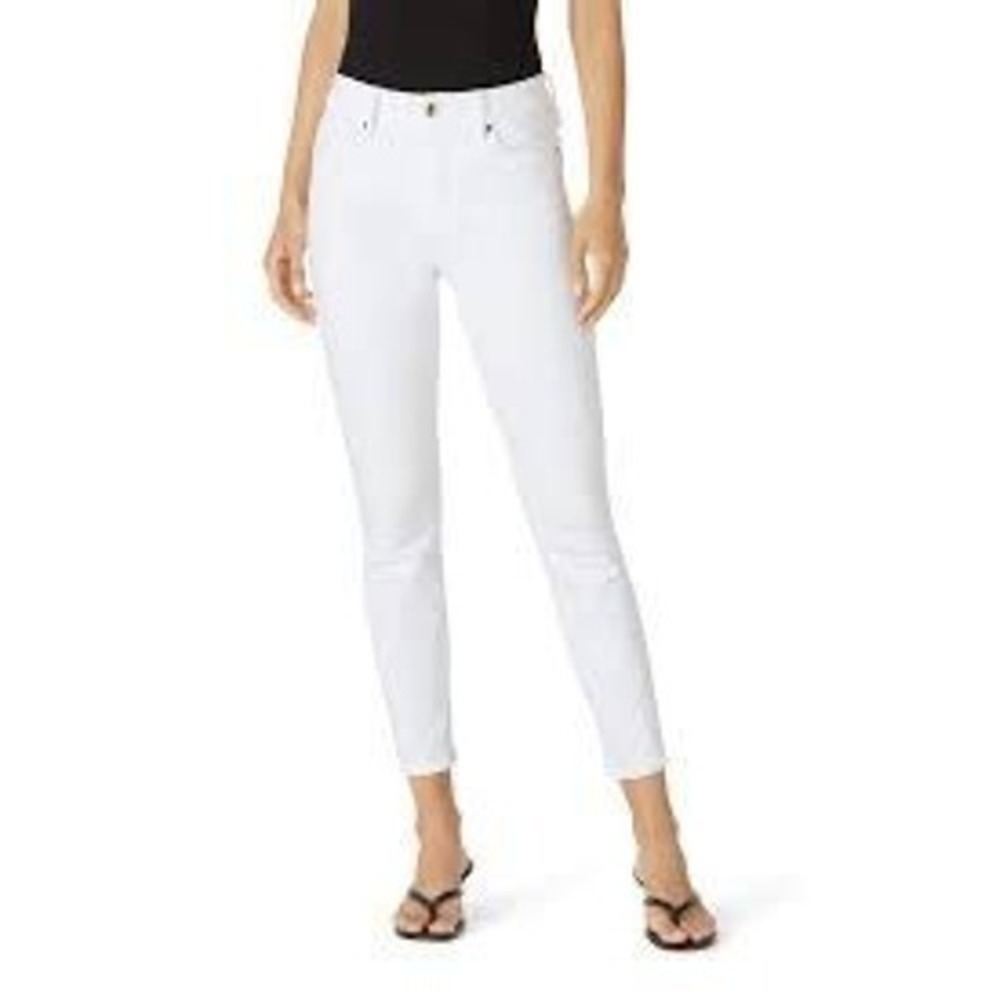 NWT Good American Good Legs Cropped White‎ Denim Jeans (MSRP: $119) Plus Size 20